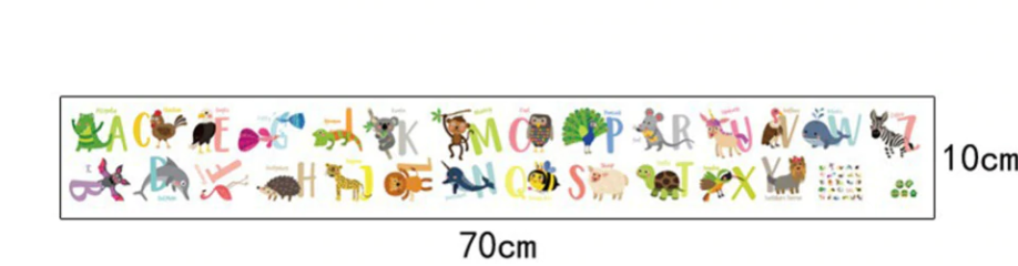 Nursery / Kids' Room Wall Decal - Animal Alphabet-Nursery Wall Decals-KneeBees